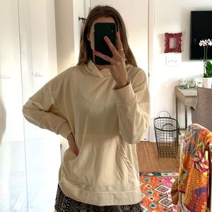 Forever 21 Cream hoodie sweatshirt